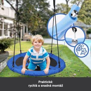 Huśtawka Physionics Physionics Huśtawka w kształcie koła, niebieska, 100 cm 5
