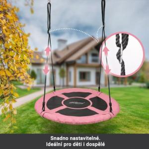 Huśtawka Physionics Physionics Huśtawka w kształcie koła, różowa, 100 cm 14
