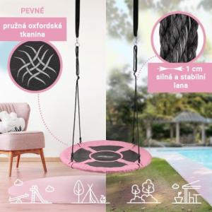 Huśtawka Physionics Physionics Huśtawka w kształcie koła, różowa, 100 cm 8