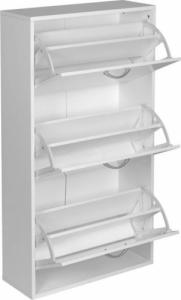 Miadomodo Miadomodo Szafka na buty biała - 59 x 105 x 22 cm 5
