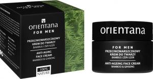 Orientana Orientana for men - Przeciwzmarszczkowy krem do twarzy. Bambus i żeń-szeń - 50 ml 1
