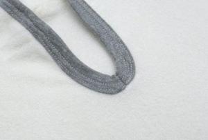 PULP BAMBOO Ponczo bambusowe z kapturkiem i uszkami ecru 70x80cm 3