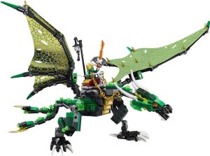 LEGO Ninjago Zielony smok NRG (70593) 4