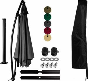 Stilista STILISTA Parasol 3 m, 180 g/m2, czerwony + pokrowiec 4