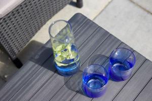 Allibert Stół ogrodowy plastikowy LYON 116 x 72 cm - grafitowy 3