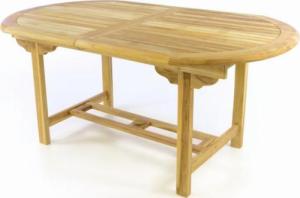 Divero Stół owalny ogrodowy DIVERO - wysuwany - 170/230 cm 3