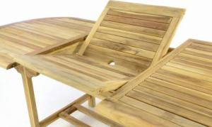 Divero Stół owalny ogrodowy DIVERO - wysuwany - 170/230 cm 4