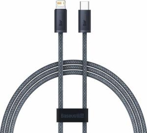 Kabel USB Baseus USB-C - Lightning 1 m Szary (031238) 1
