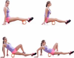 Movit Wałek do masażu MOVIT 33 x 14 cm, niebieski 5