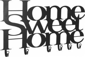 Miadomodo Wieszak ścienny z sześcioma haczykami, Home Sweet Home 1