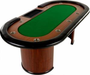 GamesPlanet Zielony stół pokerowy XXL ROYAL FLUSH 213 x 106 x 75 cm 1