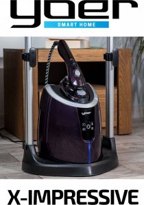 Parownica do ubrań Yoer PAROWNICA do ubrań 2300W ŻELAZKO Parowe Steamer 2w1 PRASOWACZ Generator pary STACJA PAROWA -YOER X-Impressive GS01P 2