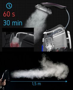 Parownica do ubrań Yoer PAROWNICA do ubrań 2300W ŻELAZKO Parowe Steamer 2w1 PRASOWACZ Generator pary STACJA PAROWA -YOER X-Impressive GS01P 5