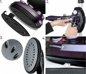 Parownica do ubrań Yoer PAROWNICA do ubrań 2300W ŻELAZKO Parowe Steamer 2w1 PRASOWACZ Generator pary STACJA PAROWA -YOER X-Impressive GS01P 6