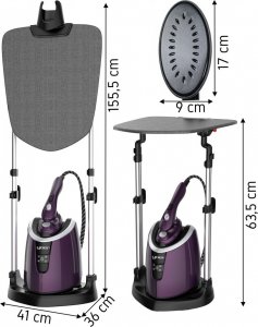 Parownica do ubrań Yoer PAROWNICA do ubrań 2300W ŻELAZKO Parowe Steamer 2w1 PRASOWACZ Generator pary STACJA PAROWA -YOER X-Impressive GS01P 14