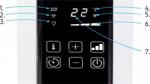 Grzejnik Yoer OFR1025W olejowy 2500 W 8