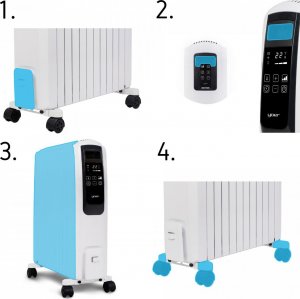 Grzejnik Yoer OFR1025W olejowy 2500 W 11