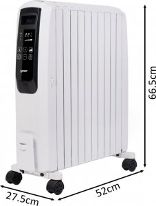 Grzejnik Yoer OFR1025W olejowy 2500 W 14