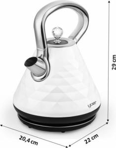 Czajnik Yoer EK01W Biały 12