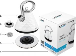 Czajnik Yoer EK01W Biały 14