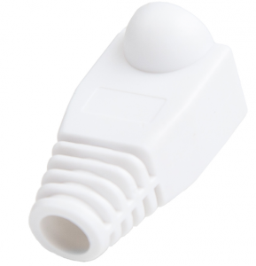 Unitek Osłona wtyku RJ45, 6 mm, 100 szt. biała 2