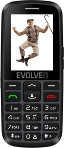 Telefon komórkowy Evolveo EasyPhone EG telefon komórkowy dla seniorów z ładowarką czarny 2