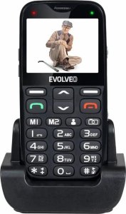 Smartfon Evolveo EVOLVEO EasyPhone XG, mobilní telefon pro seniory s nabíjecím stojánkem, černá 1