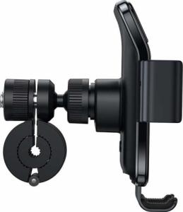 Baseus Uchwyt rowerowy Baseus Smart Solar do telefonów, solarny (czarny) 4