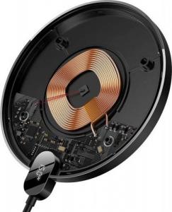 Ładowarka Baseus Digital LED Indukcyjna 1x USB-A 2 A (BSU3185BLK) 3