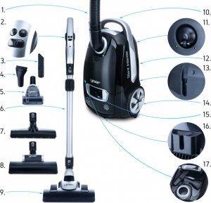 Odkurzacz Yoer Silent Intense VC01BK 4