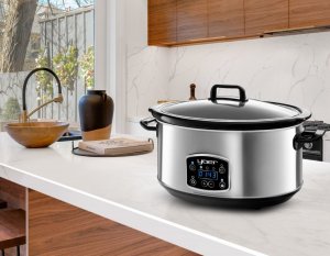 Yoer WOLNOWAR Elektryczny GARNEK CERAMICZNY 6,5L Programator czasowy AUTOMATYCZNY Slow Cooker - YOER Clever-Cook SC6502S 3