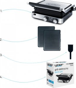 Grill elektryczny Yoer EG02S 17