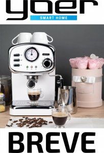 Ekspres ciśnieniowy Yoer Breve EM01W 4