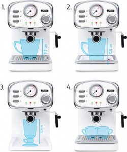 Ekspres ciśnieniowy Yoer Breve EM01W 7