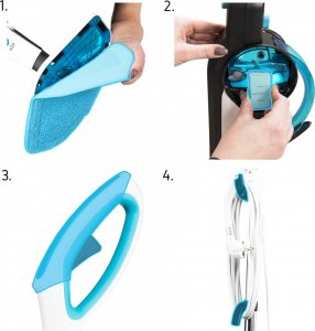 Mop parowy Yoer Mop parowy EKO 18w1 MYJKA PAROWA Dozownik płynu 2100W + KOMPLET NASADEK - YOER Clean Slide SMC01W 13