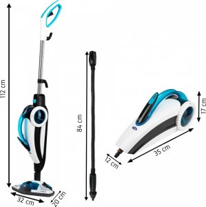 Mop parowy Yoer Mop parowy EKO 18w1 MYJKA PAROWA Dozownik płynu 2100W + KOMPLET NASADEK - YOER Clean Slide SMC01W 14