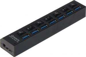 HUB USB 7x USB-A 3.0 (HUB-USB3.0-1/7) 2