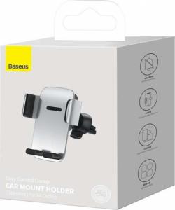 Baseus Uchwyt samochodowy Baseus Easy Control Pro do kratki (srebrny) 7