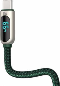 Kabel USB Baseus USB-A - USB-C 1 m Zielony (CASX020006) 5