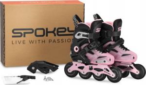 Rolki Spokey Freespo Kids rekreacyjne regulowane różowe r. 31-34 6