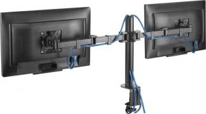 Hama Uchwyt biurkowy na 2 monitory 13" - 35" Plus (001184940000) 4
