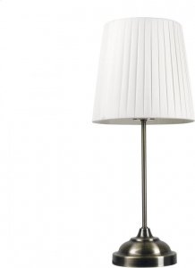 Lampa stołowa Platinet PLATINET TABLE LAMP LAMPA STOŁOWA BRONZE BASE, WHITE SHADE, H48 [45688] 1
