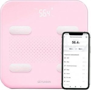 Waga łazienkowa Xiaomi Waga analityczna smart YUNMAI S M1805, Pink 1