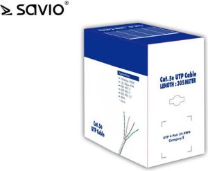 Savio Kabel sieciowy UTP, Cat. 5e, 305m (CLA-05) 1