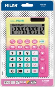 Kalkulator Milan Kalkulator 12 poz. Sunset żółto-różowy MILAN 1