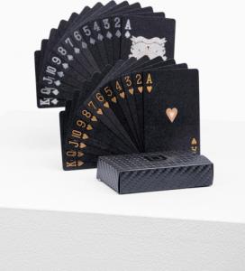 Ombre Karty do gry - złote A583 2