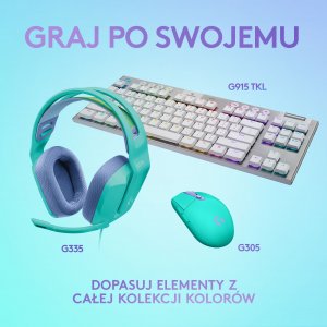 Słuchawki Logitech G335 Zielone (981-001024) 8