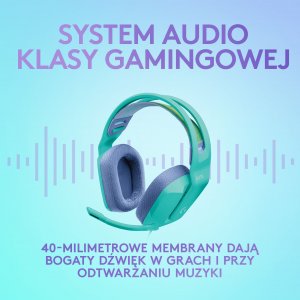 Słuchawki Logitech G335 Zielone (981-001024) 10