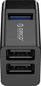 HUB USB Orico Mini hub 3x USB-A 2.0 3.1 Gen1 (MINI-U32L-BK-BP) 10