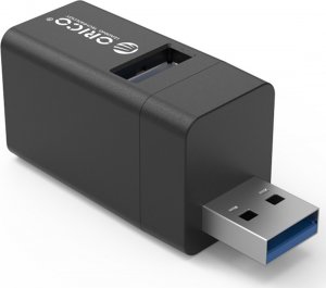 HUB USB Orico Mini hub 3x USB-A 2.0 3.1 Gen1 (MINI-U32L-BK-BP) 2